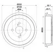 MINTEX MBD341 - Tambour de frein