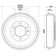 MINTEX MBD387 - Tambour de frein