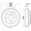 Tambour de frein MINTEX [MBD396]