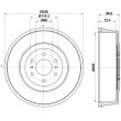 MINTEX MBD413 - Tambour de frein