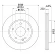 MINTEX MDC1035 - Jeu de 2 disques de frein avant