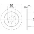 MINTEX MDC1063 - Jeu de 2 disques de frein arrière