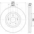 MINTEX MDC1386 - Jeu de 2 disques de frein avant