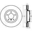 MINTEX MDC1524 - Jeu de 2 disques de frein avant