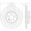 Jeu de 2 disques de frein arrière MINTEX [MDC1668]