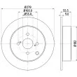 MINTEX MDC1677 - Jeu de 2 disques de frein arrière