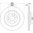 MINTEX MDC1924 - Jeu de 2 disques de frein arrière