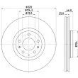 MINTEX MDC2044 - Jeu de 2 disques de frein avant
