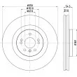 MINTEX MDC2067 - Jeu de 2 disques de frein avant