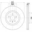 MINTEX MDC2256 - Jeu de 2 disques de frein avant