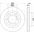 MINTEX MDC2273 - Jeu de 2 disques de frein avant