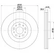 MINTEX MDC2341 - Jeu de 2 disques de frein avant