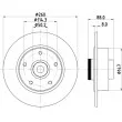 MINTEX MDC2374 - Jeu de 2 disques de frein arrière