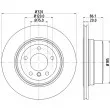 MINTEX MDC2497 - Jeu de 2 disques de frein arrière