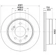 MINTEX MDC2635 - Jeu de 2 disques de frein arrière