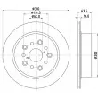 MINTEX MDC2637 - Jeu de 2 disques de frein arrière