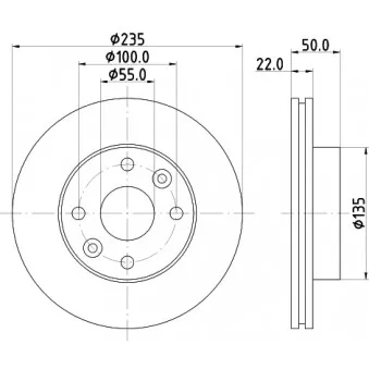 MINTEX MDC2766 - Jeu de 2 disques de frein avant
