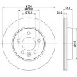 MINTEX MDC2770C - Jeu de 2 disques de frein arrière