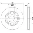 MINTEX MDC2929C - Jeu de 2 disques de frein avant