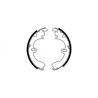 Jeu de mâchoires de frein MINTEX OEM 0449512081
