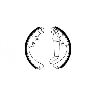 Jeu de mâchoires de frein MINTEX [MFR35]