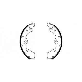 Jeu de mâchoires de frein MINTEX OEM D1Y22638ZB