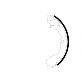 Jeu de mâchoires de frein MINTEX OEM 0K2N12638Z