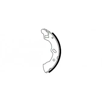 Jeu de mâchoires de frein MINTEX OEM DBY22638Z