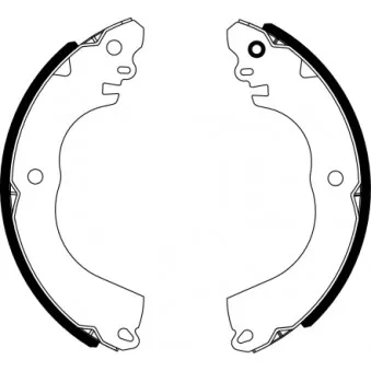 Jeu de mâchoires de frein MINTEX OEM 4600A335