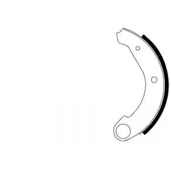 Jeu de mâchoires de frein MINTEX OEM AM451018A