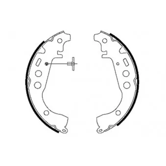 Jeu de mâchoires de frein MINTEX OEM 0449552020