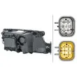 HELLA 1EH 354 987-011 - Projecteur principal