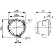 HELLA 1G0 996 176-031 - Projecteur de travail