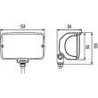 HELLA 1GA 998 522-177 - Projecteur de travail