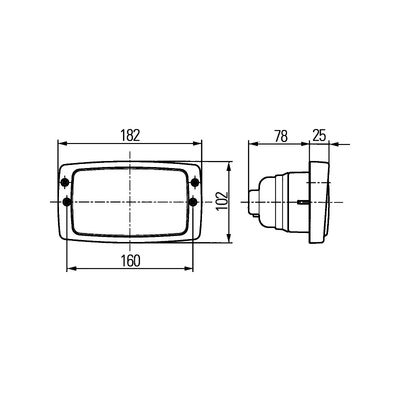 Projecteur de travail HELLA 1GB 006 213-117 - Visuel 2