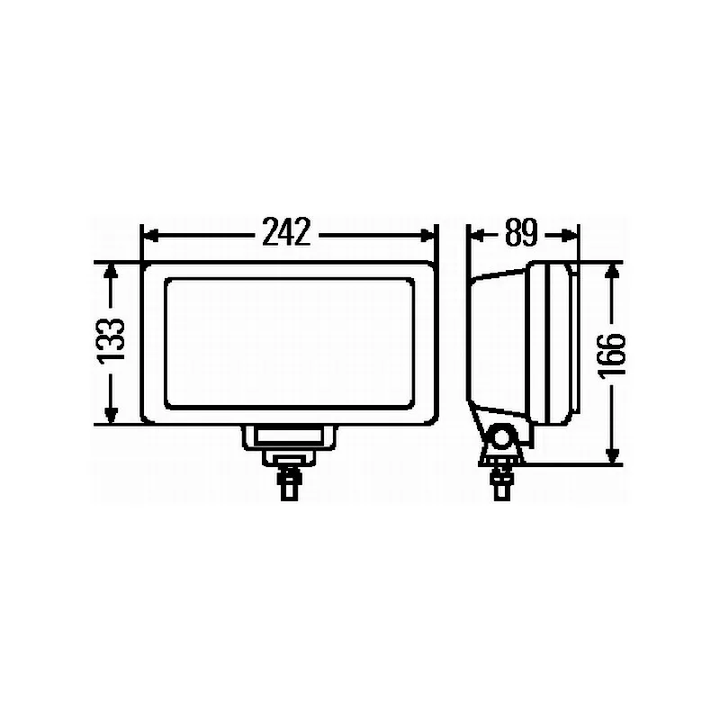 Projecteur antibrouillard HELLA 1NE 006 300-011 - Visuel 1