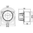 HELLA 2BA 011 172-017 - Feu clignotant