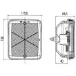 HELLA 2BA 013 236-221 - Feu clignotant