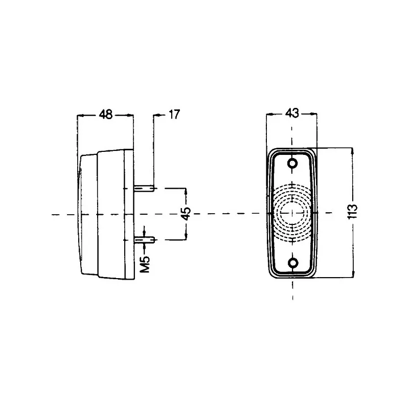 Feu clignotant HELLA 2BA 997 027-031 - Visuel 1