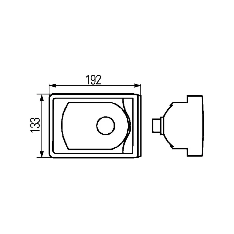Feu stop HELLA 2DA 008 805-011 - Visuel 1