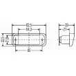 HELLA 2KA 005 049-008 - Feu éclaireur de plaque