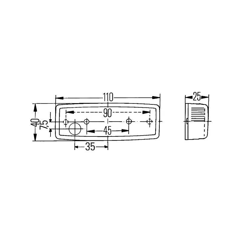Feu de position HELLA 2PG 006 717-027 - Visuel 1