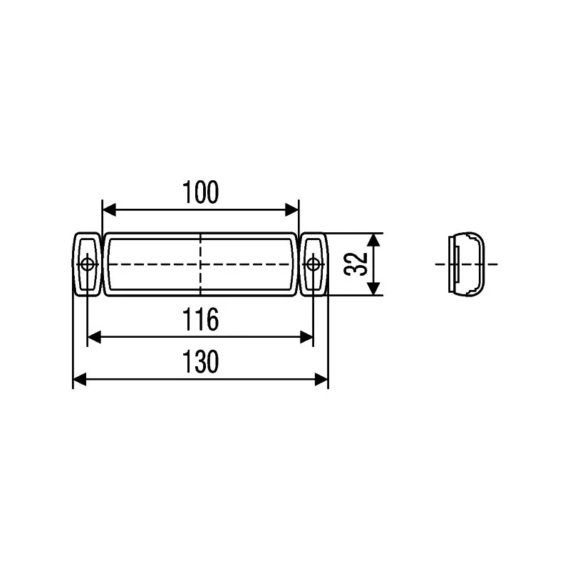 Feu latéral HELLA 2PS 008 645-621 - Visuel 2