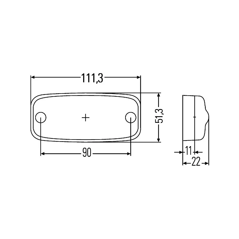 Feu latéral HELLA 2PS 963 639-111 - Visuel 1