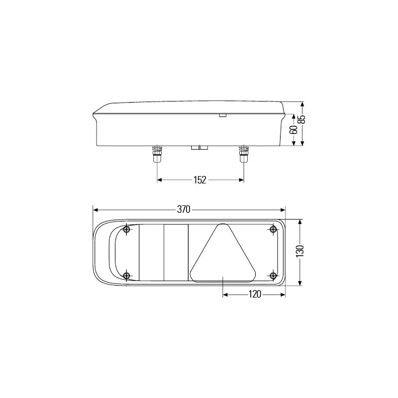 Feu arrière HELLA 2VP 340 831-011 - Visuel 1