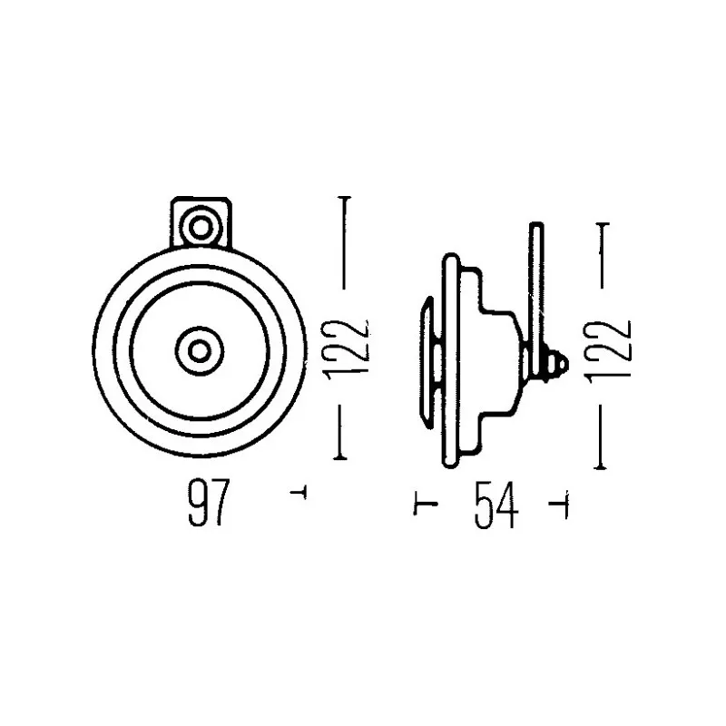 Avertisseur sonore HELLA 3AL 002 952-877 - Visuel 1