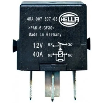 Relais, courant de travail HELLA OEM 4H0951253A