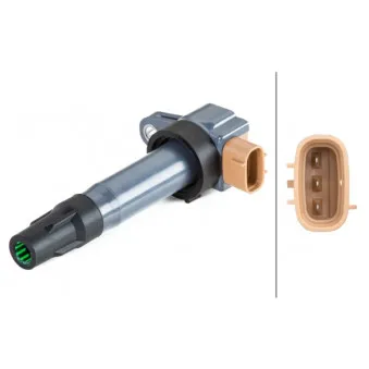 Bobine d'allumage HELLA 5DA 358 057-701 pour PEUGEOT 807 1,0 LPG - 68cv