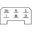 HELLA 5WG 002 450-311 - Relais, intervalle d'essuyage