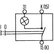 HELLA 6ED 004 778-001 - Interrupteur